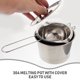 thumbnail image 4 of Olla universal para derretir chocolate, mantequilla y leche, de acero inoxidable, 4 of 7
