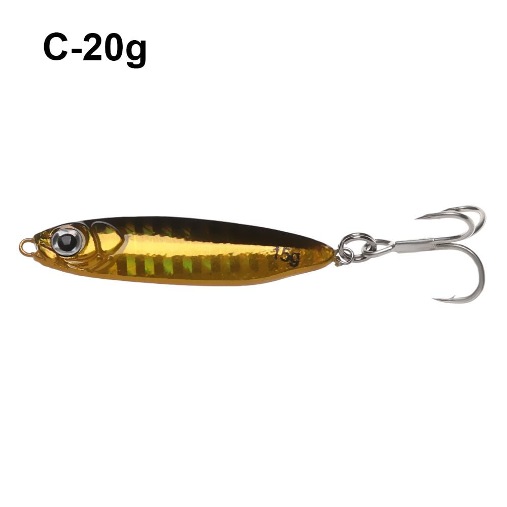 Top Bass Hook Minnow 10g 15g 20g 30g Spinning Baits Lead Casting