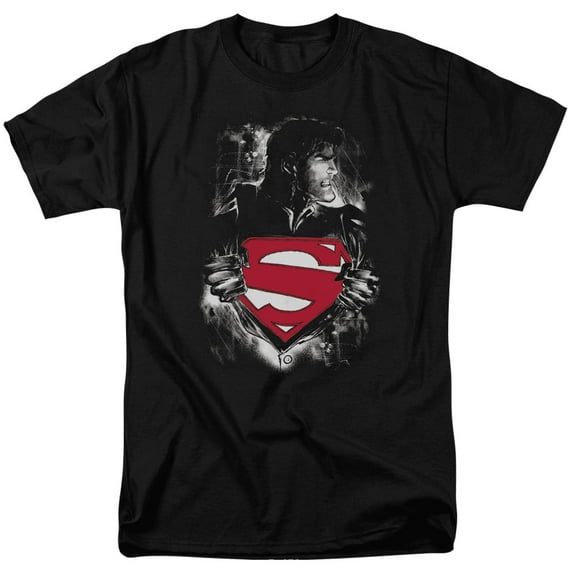 Superman Men's Darkest Hour T-shirt X-Large Black