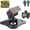 A with Dual-zone Timer, variant on 2026 Upgraded 16-Nozzle Oscillating Sprinkler with Dual-Zone Sprinkler Water Timer, 360° 16-Hole Automatic Rocking Sprinkler, Turbo Orbit Mist Sprinklers System for Garden (A No Timer)