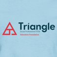 thumbnail image 3 of CafePress - Triangle Education Foundation Tagline T Shirt - Women's Classic T-Shirt, 3 of 4