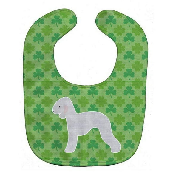 Carolines Treasures BB6399BIB Bedlington Terrier Shamrocks Baby Bib