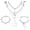 Silver 2, variant on 2 Pieces Silver Star Necklace Y2K Jewelry Set Grunge Necklace Kawaii Cute Necklaces Aesthetic Vintage Emo Jewelry