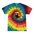 thumbnail image 1 of Wild Bobby, Firey Flaming Skull, Pop Culture, Tie-Dye Tees, Reactive Rainbow, Large, 1 of 3