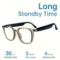 thumbnail image 5 of Smart Glasses with Photochromic Lens, Anti Blue Light, UV Protection, Voice Assistant, Music, Call, Remote Photo Control - Valentine's Gift,, 5 of 17