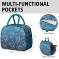 thumbnail image 6 of Lunch Bag Lunch Box for Women Reusable Insulated Lunch Bags,Water-Resistant Sea Turtle Cooler Lunch Tote Bag, Large Capacity for Work Travel Picnic, 6 of 6