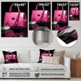 thumbnail image 4 of Designart "Pink Stylish Bag Glamour I" Fashion Metal Wall Art Prints, 4 of 5