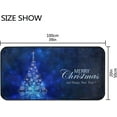 thumbnail image 3 of GZHJMY Blue Christmas Snowflake Kitchen Rug Non-Slip Kitchen Floor Mat Anti Fatigue Standing Mat for Sink Kitchen Bathroom, 39 x 20 Inch, 3 of 7