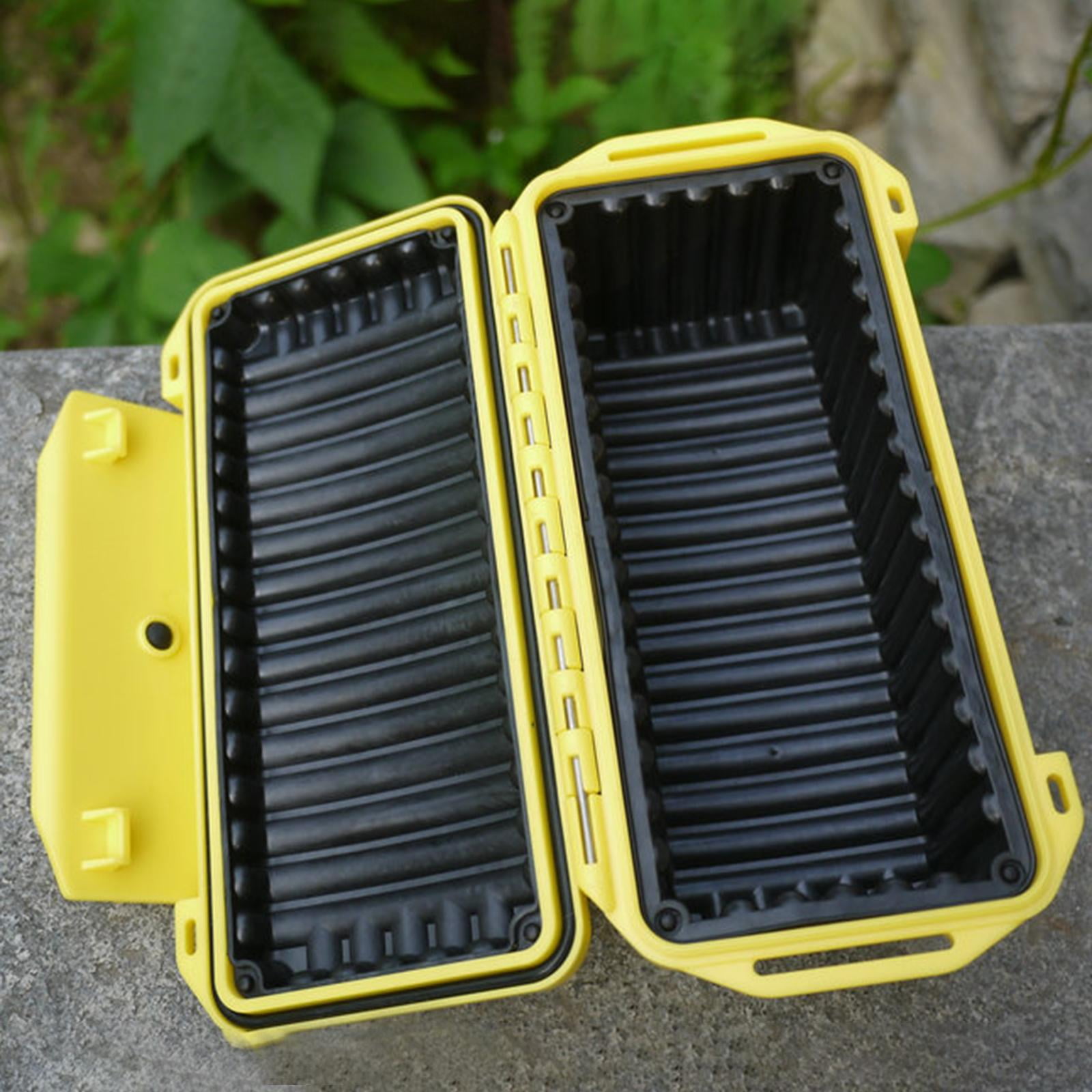 Outdoor Waterproof Shockproof Box, Tool Box Enclosure Airtight Container  Storage Travel Sealed Containers - Yellow 200x98x82mm 