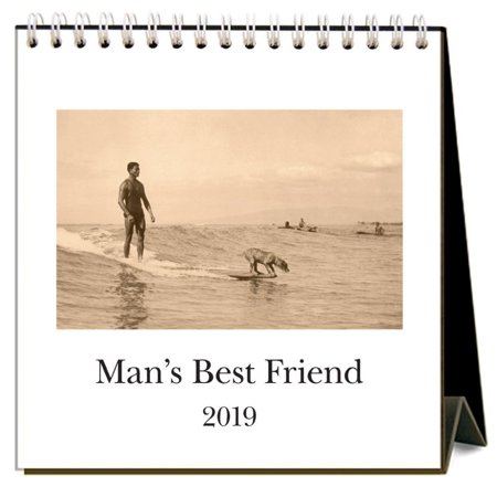 2019 Mans Best Friend Easel Calendar, by Found Image (Best Load Boards 2019)