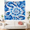 thumbnail image 3 of Boho Decor Washable Home Tapestry for Office Living Room Home Bedroom House 51x59 Inches Decorative Abstract Spiral Country Tapestry Kitchen Decorative Setbathroom Hand Country Tapestry, 3 of 5