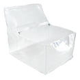 thumbnail image 1 of Bolsa de almacenamiento transparente para peluches, funda transparente para silla, impermeable con cremallera, funda para puf para sala de juegos,, 1 of 8
