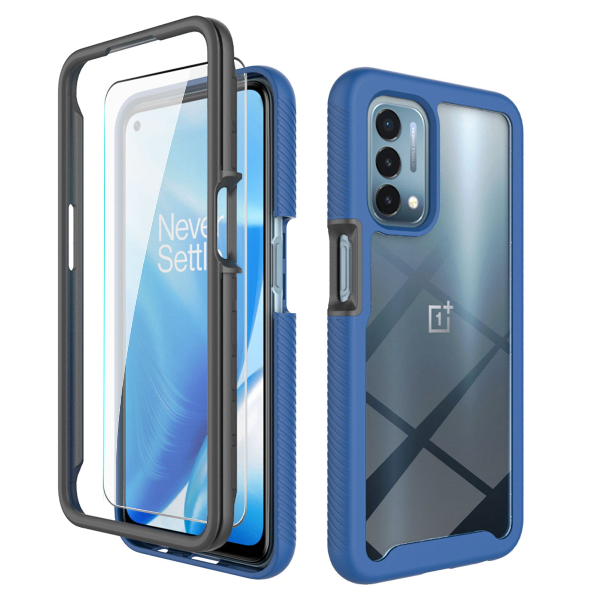OnePlus Nord N200 5G Case with Glass Screen Protector, Dteck Full