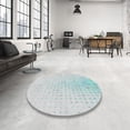 thumbnail image 4 of Ahgly Company Machine Washable Indoor Rectangle Transitional Dark Goldray Area Rugs, 5' x 7', 4 of 7