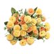 thumbnail image 5 of Elegante ramo de hortensias artificiales para interiores y exteriores, hogar y cocina. Café ligero, 5 of 8