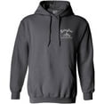 thumbnail image 2 of SALTY JOES Men's Back From the Depths Logo Hooded Sweatshirt-2XL-Charcoal/c, 2 of 3