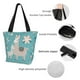 thumbnail image 4 of Balery Teal Mama Llama Bolsa de Hombro con Diseño, Bolsa Grande y Duradera, Bolsa Versátil para Compras, 4 of 6