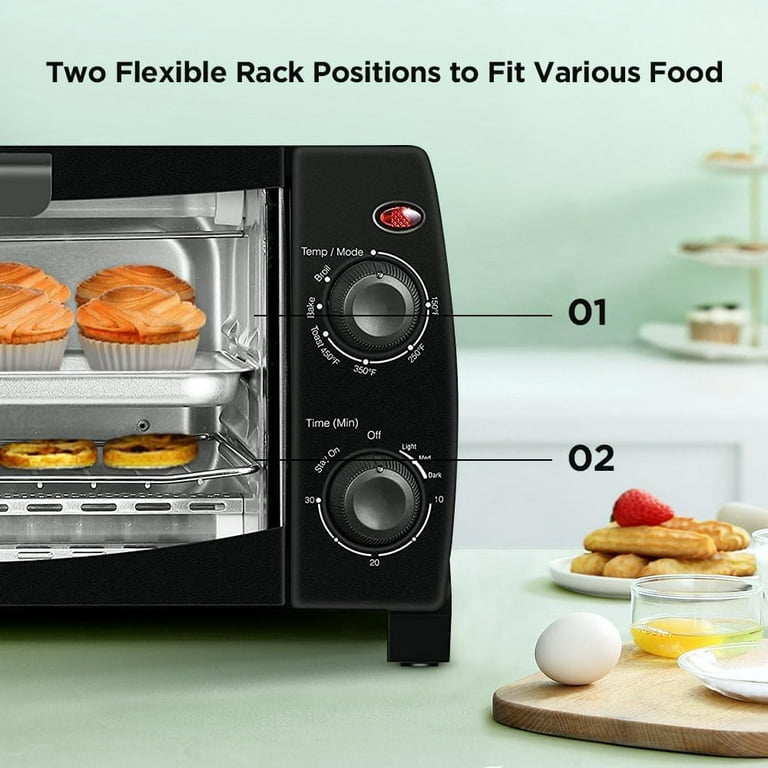 Mini Oven Household Small Toaster Oven Baking Retro Intelligent Automatic  Multi-Function