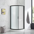 thumbnail image 3 of OVE Decors Breeze 32" Curved Corner Shower Kit 4pc includes Glass Door & Panel, base and walls, 3 of 15