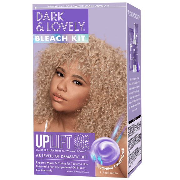 Dark and Lovely Uplift Hair Bleach Kit, Bleach Blonde, 1 pack, 8.47 fl oz