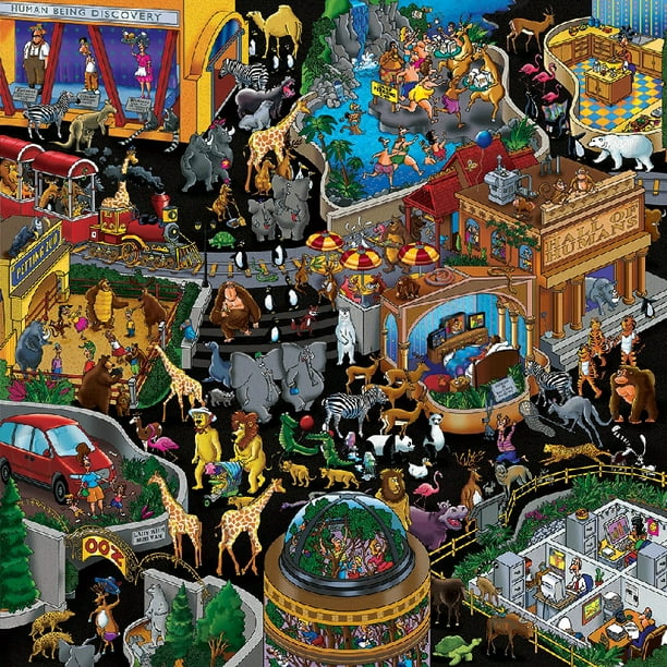 funky zoo jigsaw puzzles