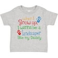 thumbnail image 3 of Inktastic Landscaper like Daddy Boys or Girls Toddler T-Shirt, 3 of 5