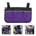 thumbnail image 4 of Wheelchair Side Bag Multi-Functional Wheelchair Armrest Side Storage Pocket Wheelchairs Armrest Storage Bag Walker Pocket for Folding Walker Decorative Hanging Bag Armrest Bag, 4 of 9