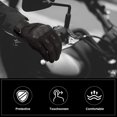 thumbnail image 5 of Guantes de motocicleta con pantalla táctil y dedos completos, guantes de motocicleta, aprobados por CE, para mujeres y hombres, guantes tácticos para deportes al aire libre, guantes para motocross, combate, escalada, camping, caza, ciclismo Rojo Verde, 5 of 5