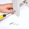 FOMIYES Stainless Steel Shelf Pins Plated Silver for Cabinets and ...