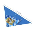 thumbnail image 3 of Bavarian-Flag Dog Bandanas Triangle Dog Scarfs For Small Medium Large Dogs And Cats, 3 of 6