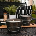 thumbnail image 3 of (2 pack) Mainstays 30oz Outdoor Citronella Candle, Galvanized Gray, 3 of 10