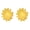 Gold, variant on Beautiful Floral Studs Earrings Symbolizing Sunshine And Happiness Ear Accessories Jewelry For Ladies