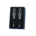 thumbnail image 1 of Juego de de champán, copas de cristal sin , vástago de diseño en Plata Zulema Cupé de champán, 1 of 8