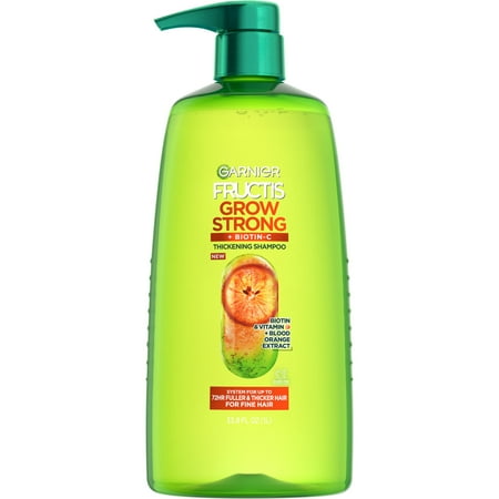 Garnier Fructis Grow Strong Thickening Shampoo with Biotin All Hair Types 33.8 fl oz