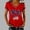 Red, variant on MAIHAN Usa 250th Anniversary T-Shirt American Flag Shirts Plus Size American Flag Shirts Short Sleeve Spring Summer Tops Patriotic Freedom Semiquincentennial Shirt for 250th Year