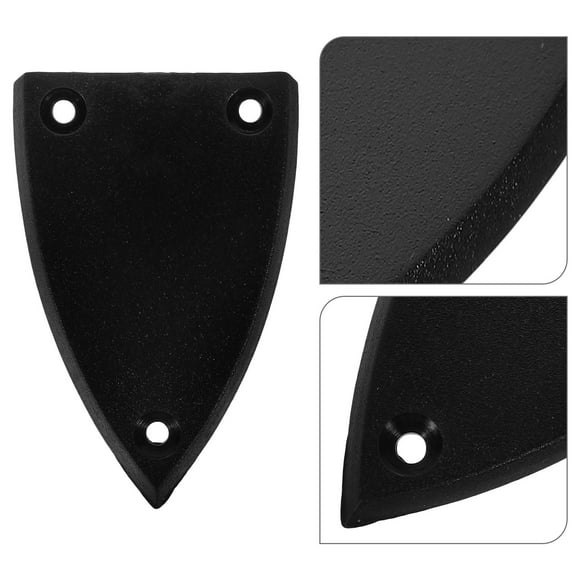 VERDANVERSE 1Ud Truss Rod Cover Para Guitarra Eléctrica Y Bajo Con 3 Agujeros Negro