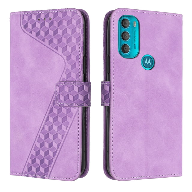 Compatible with Motorola Moto G71 5G Case Wallet Design with Card Slots Magnetic Closure Cover