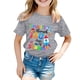 thumbnail image 1 of Playeras Hombre Algodon Camiseta De Manga Corta Holgada Con Cuello Redondo Y Estampado Informal A La Moda Para Niño Y Niña, 1 of 4