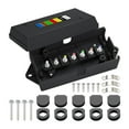 thumbnail image 1 of Caja de conexiones de cableado para remolque de 7 vías, codificada por colores, de rendimiento, resistente, para vehículos remolcables., 1 of 9
