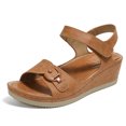 thumbnail image 3 of Sandalias de cuña para mujer Sandalias ortopédicas cómodas antideslizantes para fiestas y vacaciones, 3 of 9