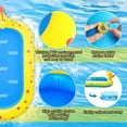 thumbnail image 6 of Teblint Inflatable Pool, 67'' x 41'' x 26'' Sprinkler Swimming Pool, Spray Kiddie Pool, Play Center Water Toys for Backyard Lawn, Above Ground, Outdoor, 6 of 8