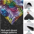 thumbnail image 3 of Colorful Tropical Leaf Pattern Kitchen Rugs Sets Of 3,Kitchen Runner Rugs Non Skid Washable,Decorative Kitchen Floor Mats for Kitchen,Sink,Laundry,17"x30"+ 17"x47" + 17"x59", 3 of 6