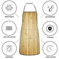 thumbnail image 6 of Easygdp Bamboo Wall Apron Waterdrop Resistant with 2 Pockets,Oil Resistant Cooking Kitchen Chef Apron for Women Men, 6 of 7