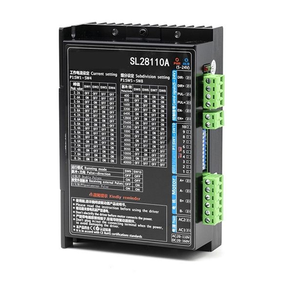 Shenli Stepper Motor Driver 42/57/86 Two-phase Closed Loop/servo Controller Control Board 12/24V , Low Calorific Value