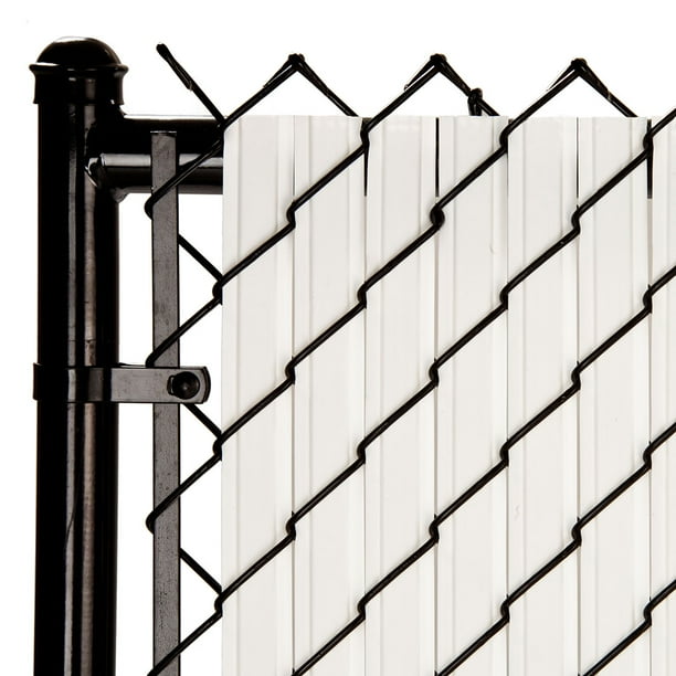 Maximum Privacy White Solitube Slats For 8ft Chain Link Fence Walmart Com Maximum Privacy White Solitube Slats For 8ft Chain Link Fence Walmart Com