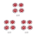 thumbnail image 2 of Vogacara Disco de freno de 4 piezas, llanta de rueda de coches RC, calibre de neumático, modelo de Control remoto, accesorios de coche, piezas de mejora Rojo 3piezas Vogacara CBP189225, 2 of 6