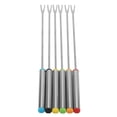 thumbnail image 2 of FAGINEY 6pcs/Set Stainless Steel Chocolate Cheese Dessert Fondue Pot Forks Kitchen Tool Tableware, Stainless Steel Forks Lot, Stainless Steel Forks, 2 of 5