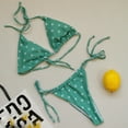 thumbnail image 5 of Viikei Bikini Set Swimwear for Women Summer Plus Size 2 Piece Fashion Bandage Solid Swimsuit Bikini Beachwear Swimsuit, 5 of 9