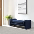 thumbnail image 3 of Waverly Performance Velvet Bench, 3 of 9