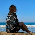 thumbnail image 4 of Yibo Boho Moth Summer Beach Towel, Quick Dry Lightweight Beach Towel for Swimming Beach Bathroom, 4 of 8